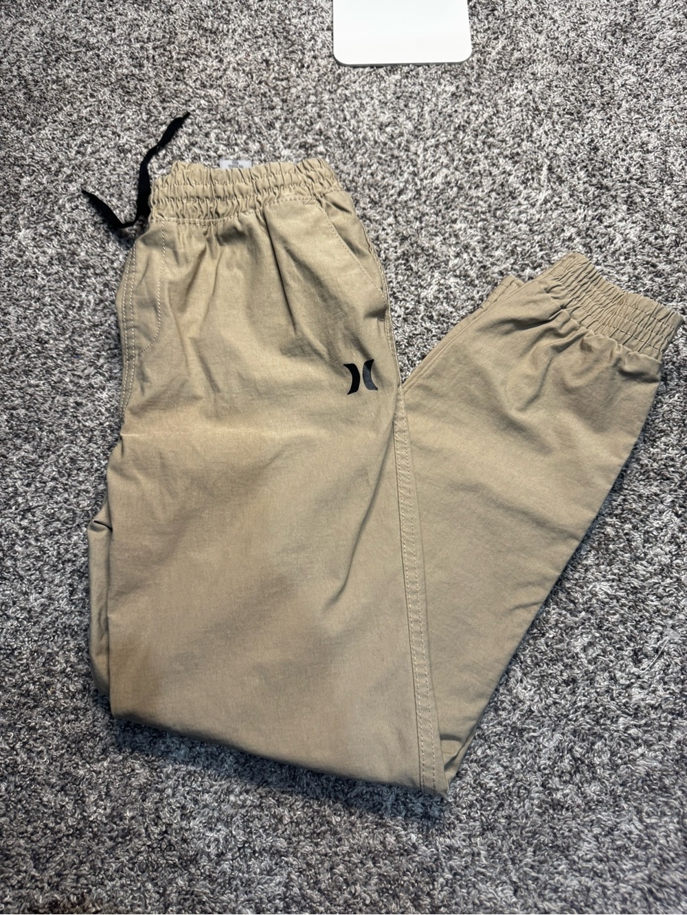 boys HURLEY khaki jogger pants